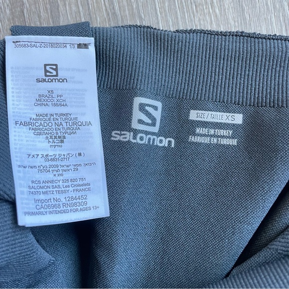 Salomon Leggings New With Tags - Picture 3 of 3